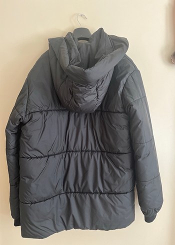 Siyah  Fermuarlı Kadın Kışlık Ceket - Görsel 3