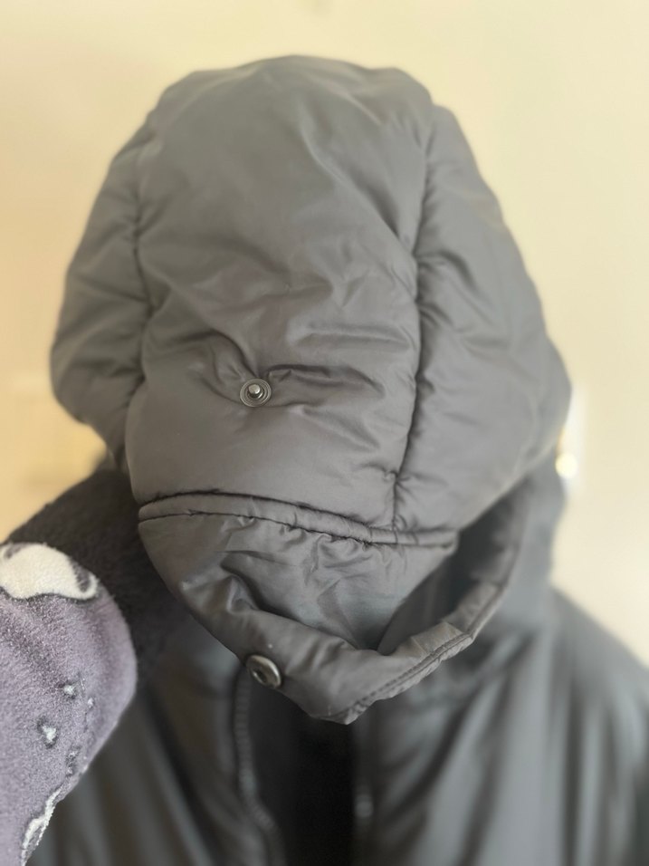 Siyah  Fermuarlı Kadın Kışlık Ceket - Görsel 4