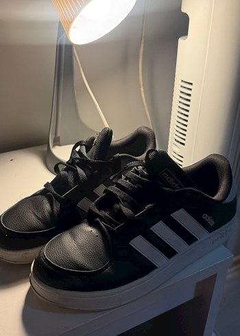 Adidas Siyah Spor Ayakkabi Velcro