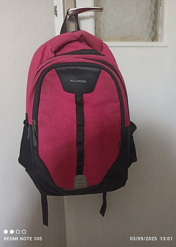 Diğer Koyu Pembe Fermuarlı Kadın Sırt Çantası