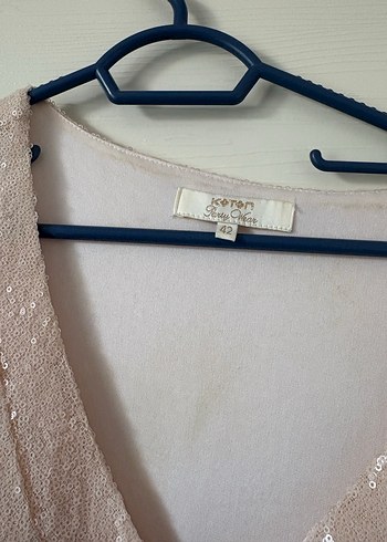 Pembe Piliseli Abiye Elbise - Görsel 3