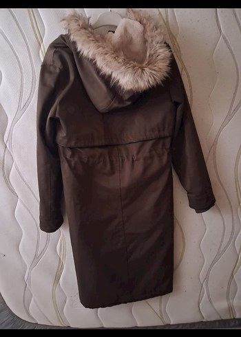 Sokak Stili Uzun Kürklü Kadın Kaban - Görsel 5