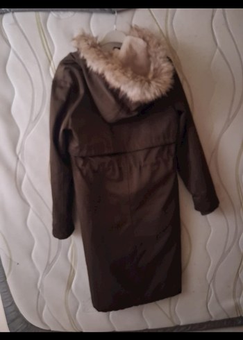 Sokak Stili Uzun Kürklü Kadın Kaban - Görsel 7