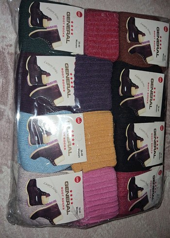 Kızlar için Örgü Pembe Yün çorap 3 tanesi 100 tl 1 adet 33 tl - Görsel 8