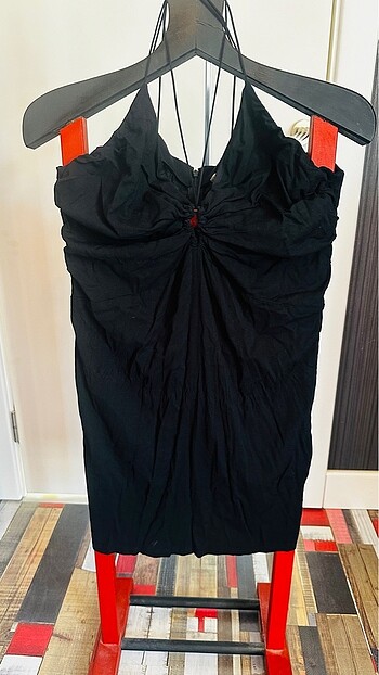 H&M H&M ip askılı mini elbise
