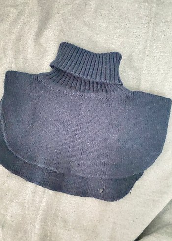 Sarı Örgü Kadın Atkı - Görsel 2