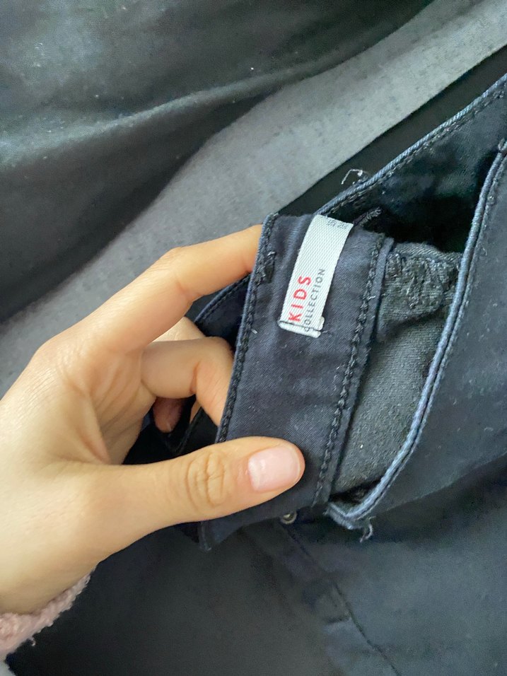 Gri Normal Kesim Denim Erkek Pantolon - Görsel 2