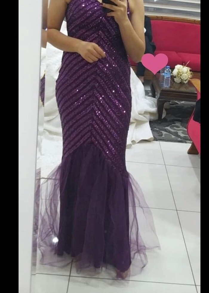 Payetli abiye - Görsel 3