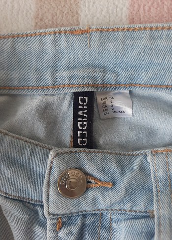 H&M Mavi Rahat Kesim Kadın Kot Pantolon