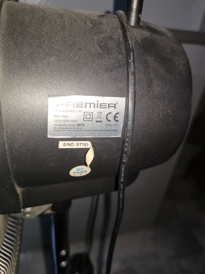 Premier Vantilatör 18 inç 80 Watt - Görsel 4