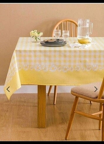 150x200 papatya desen masa örtüsü 