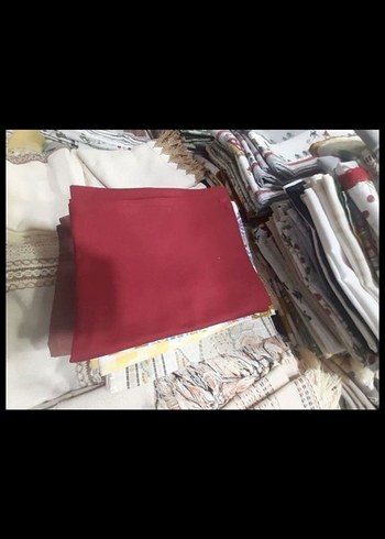 kırmızı runner Masa Örtüsü - Görsel 8