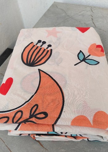 Renkli Çiçek Desenli Nevresim Takımı - Görsel 4