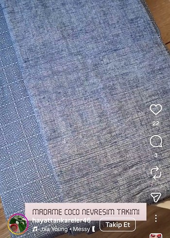 Madame Coco tek kişilik nevresim takımı - Görsel 3