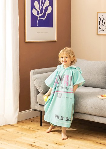 8-11 yaş çocuk panco bornoz - Görsel 4