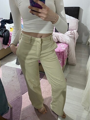 Trendyol & Milla TRENDYOLMİLLA Taş Yüksek Bel Wide Leg Kot Pantolon
