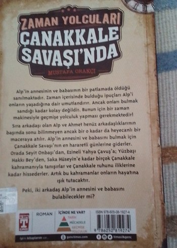 Zaman Yolcuları Çanakkale Savaşı'nda - Mustafa Orakçı