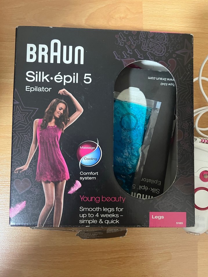 Braun Beyaz Epilatör ve Şarj Kablosu - Görsel 2