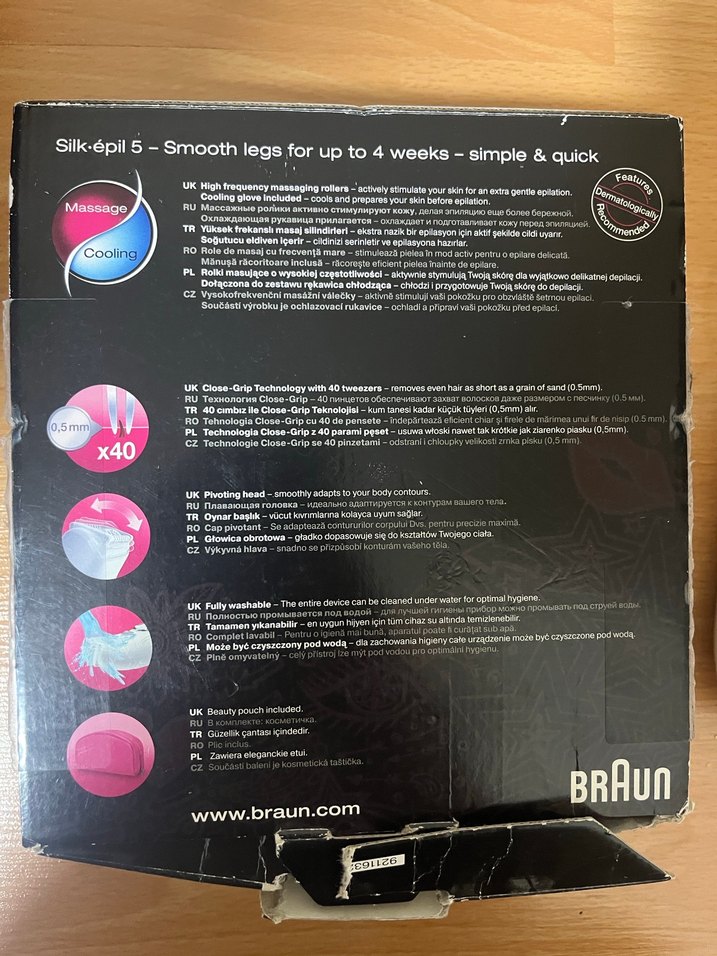 Braun Beyaz Epilatör ve Şarj Kablosu - Görsel 3