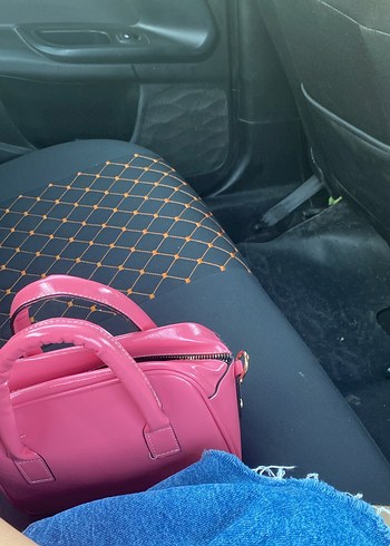 Parlak Pembe Deri Kadın Çanta - Görsel 2