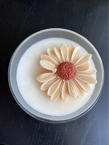 El yapımı soya wax mum
