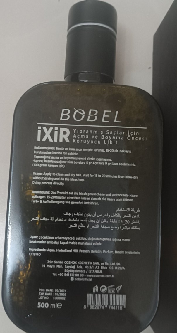 iXiR BOBEL SAÇ SERUMU PROFESYONEL - Görsel 3