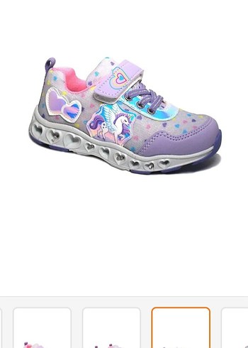 Unicorn ışıklı Spor Ayakkabı - Görsel 4