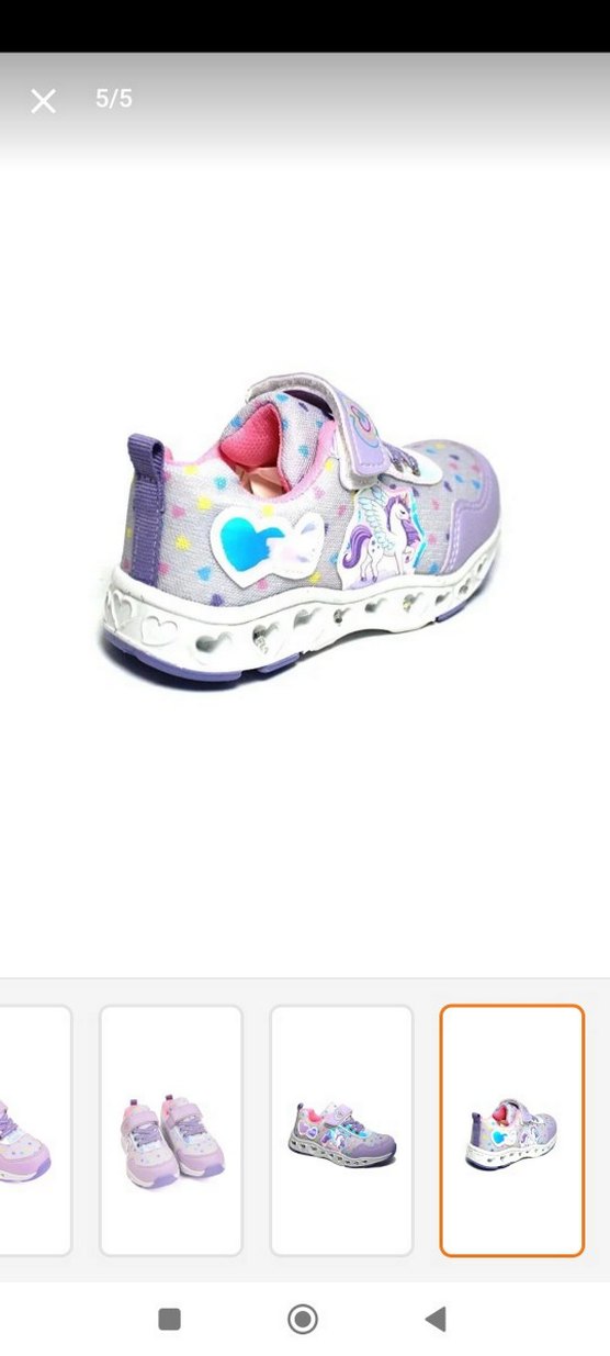 Unicorn ışıklı Spor Ayakkabı - Görsel 5