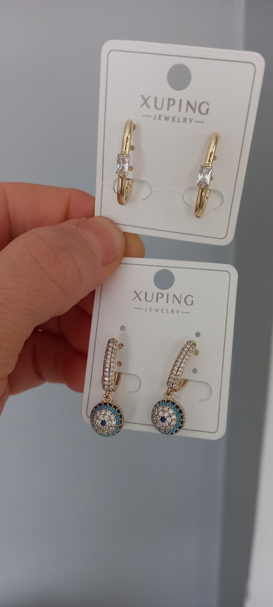 xupinğ 14K küpe - Görsel 3