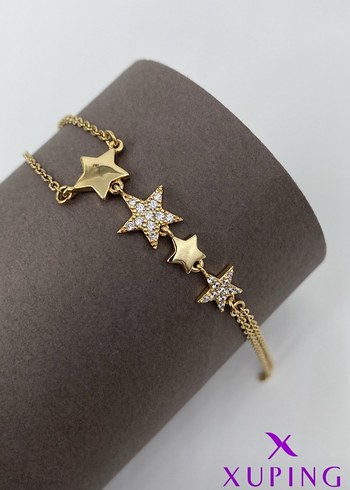 Xuping Yıldızlı Zincir Detaylı 14K kuyum model şahmeran - Görsel 2