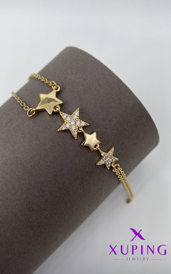 Xuping Yıldızlı Zincir Detaylı 14K kuyum model şahmeran - Görsel 2