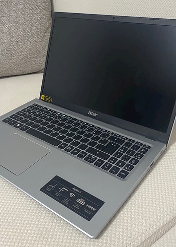 Gri Acer Dizüstü Bilgisayar - Görsel 4