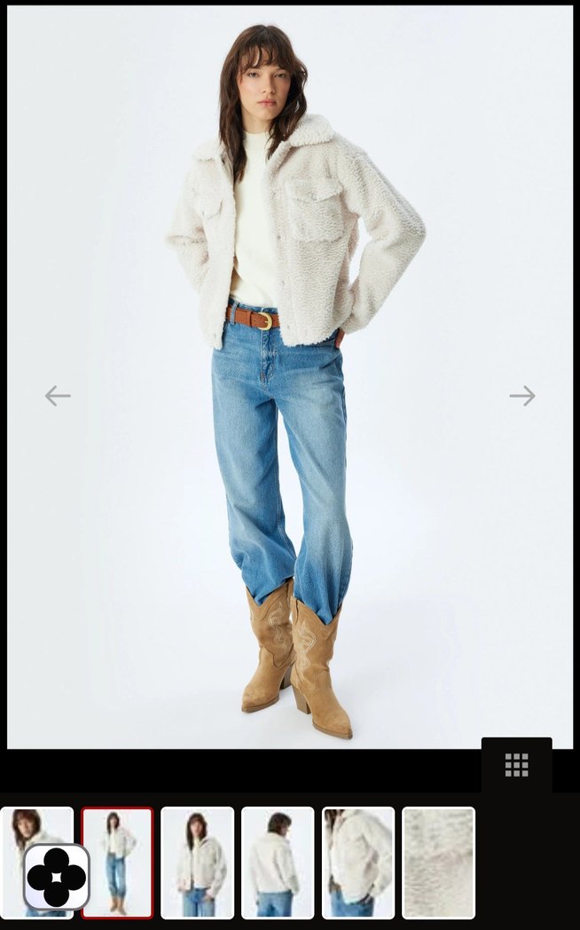 koton peluş ceket - Görsel 2