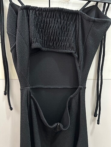 xs Beden siyah Renk Bershka elbise