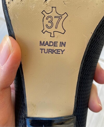 37 Beden siyah Renk Stiletto topuklu ayakkabı