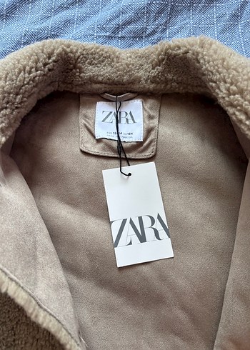 Zara Düğmeli Midi Kahverengi Kadın Kaban
