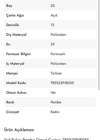 Pastel Pembe Fiyonk Detaylı Deri Kadın Çanta - Görsel 4