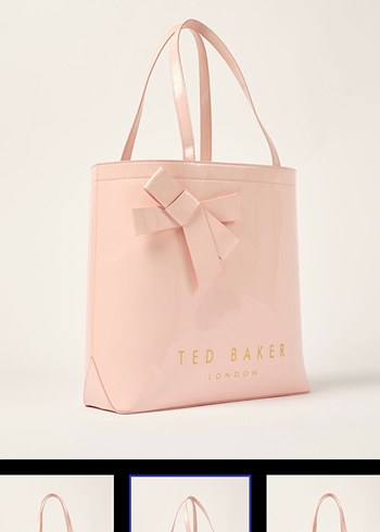 Pastel Pembe Fiyonk Detaylı Deri Kadın Çanta - Görsel 2