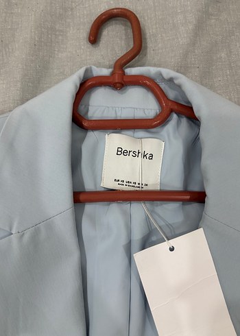 Gri Kadın Düğmeli Ofis Blazer Ceket - Görsel 3