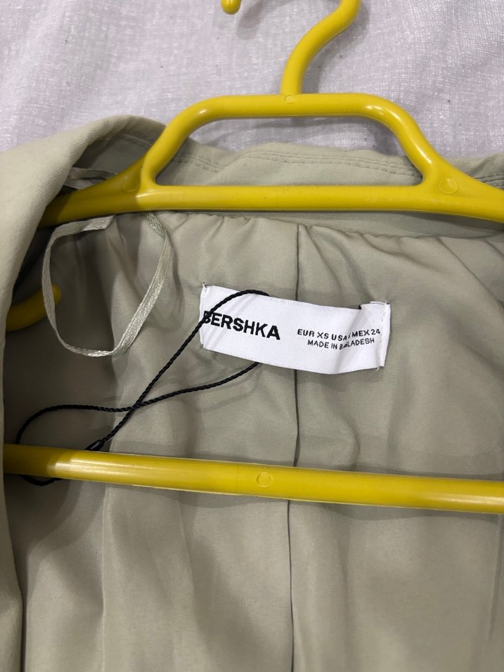 Düğmeli Bej Midi Kadın Ceket - Görsel 4