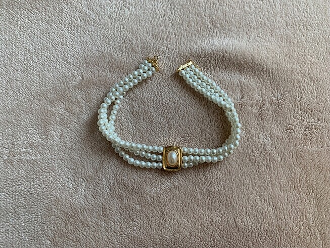 İnci kolye chocker y2k