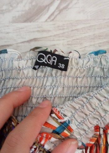 m Beden çeşitli Renk Renkli Batik Desenli Pliseli Mini Bluz