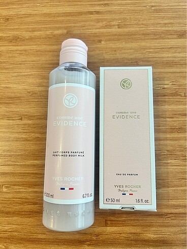 YVES ROCHER EVİDENCE LOSYON+PARFÜM