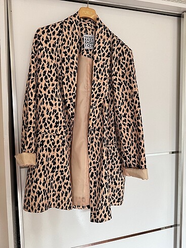 m Beden Leopar çeket ????????????