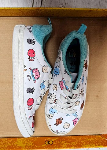 Kız Çocuk Çok Renkli Baskılı Spor Ayakkabı H&M - Görsel 2