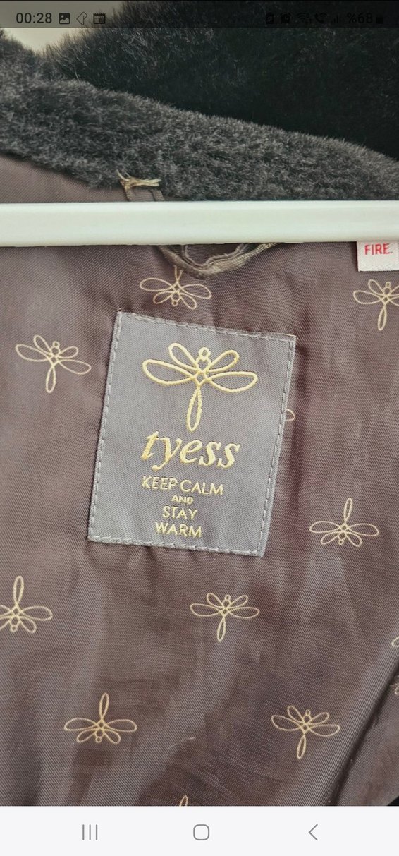 Tyess kız çocuk mont - Görsel 4