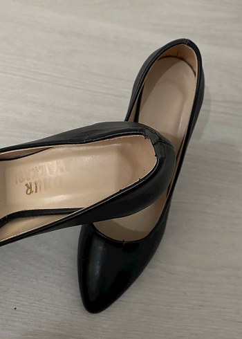 37 Beden siyah Renk Siyah Klasik Topuklu Kadın Stiletto