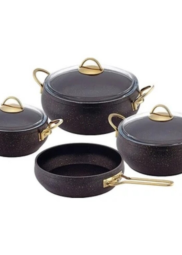 GRANİT TENCERE SETİ 7 PARÇA - Görsel 2