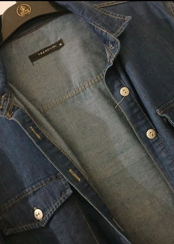 Lacivert Kadın Gömlek - Görsel 2