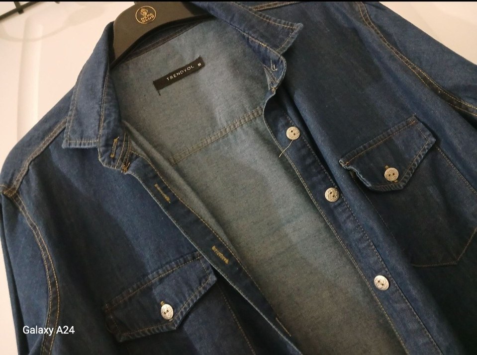 Lacivert Kadın Gömlek - Görsel 2